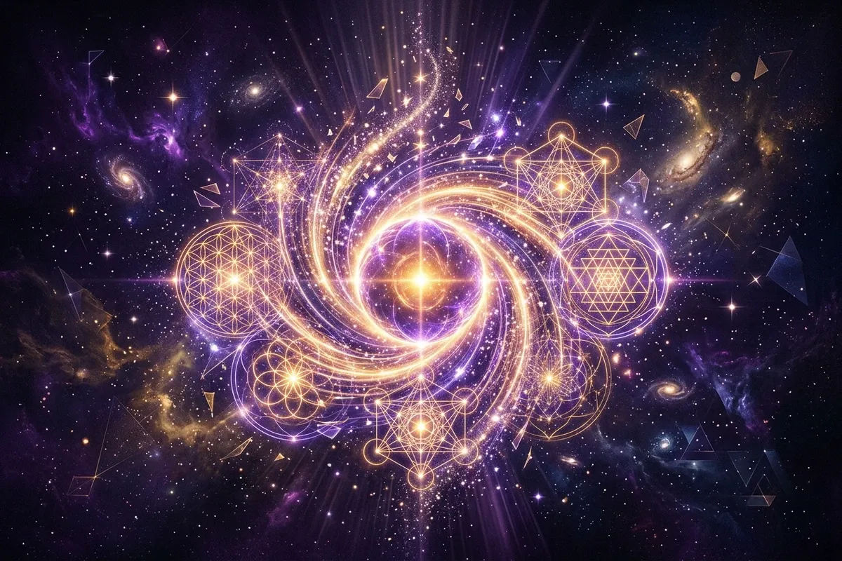 Luminous Geometry Manifestation Energy Field